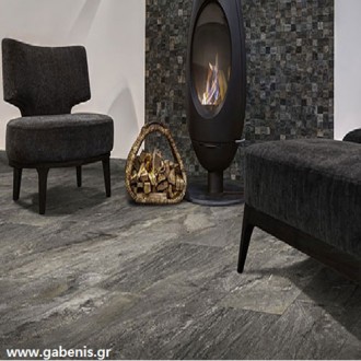 Πλακακια - Εξωτερικού Χώρου - TOP STONE Antracite: Ανάγλυφο 30,8x61,5cm - Antracite